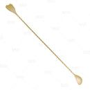BarConic® Bar Spoon Strainer - Gold Plated - 40cm