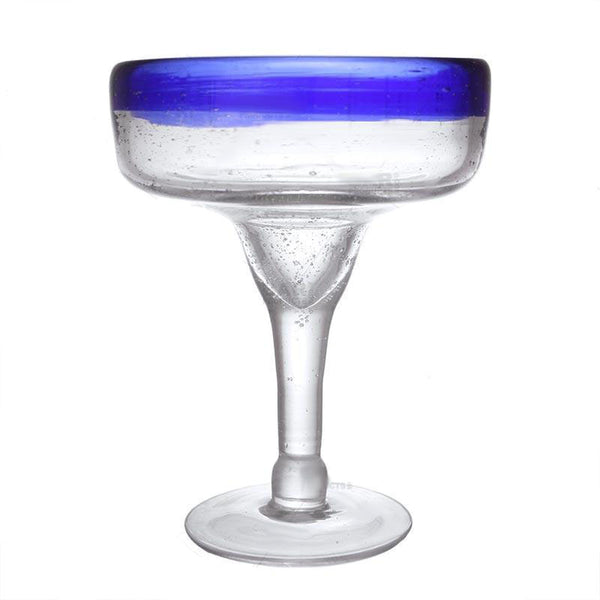 BarConic® 14 oz Blue Rim Margarita Glass