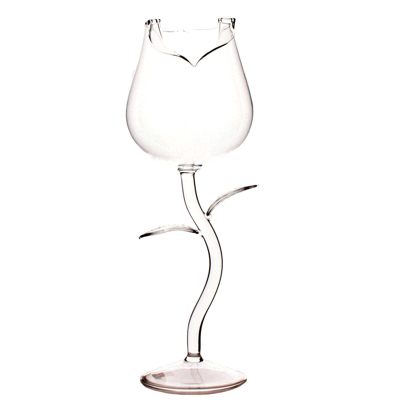 BarConic Stemmed Rose Glass