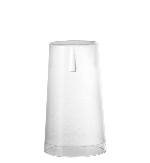 Pack of 6 - Clear 10oz Stackable Tumblers