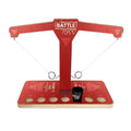 CUSTOMIZABLE Battle Toss - 2 Player Ring Toss Game - Bull - Red with Shot Glass