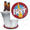 Beer Bucket Coaster - Retro Ice Cold Beer - 8.75" Diameter (Reuseable)