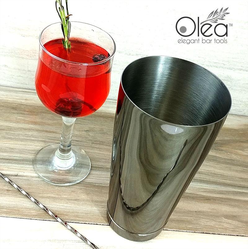 Olea™ Cocktail Shaker - Gunmetal Black - 28oz Weighted