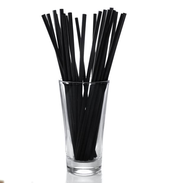 Plastic Straws Classic Black Flex Straws, 8.66 X 0.31, 110 pieces Valu –  Sugarman Creations