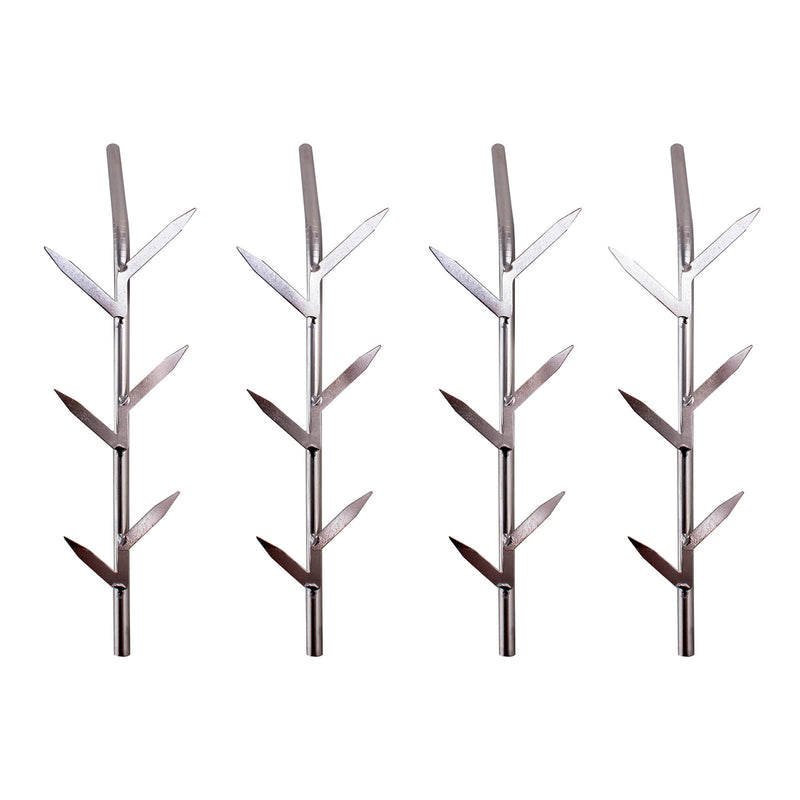 Silver - Bloody Mary Straws - 4 pack
