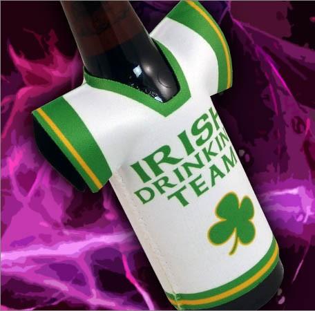 T-Shirt Bottle Cooler Irish Team