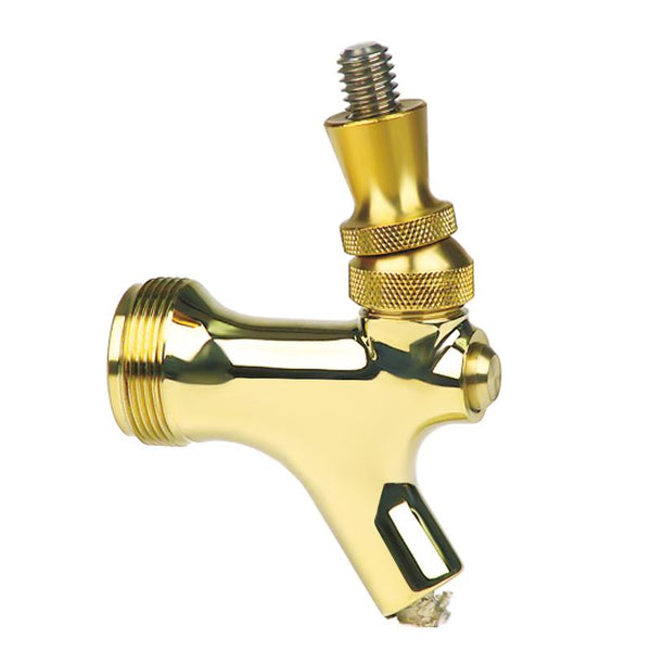 Beer Faucet - PVD Brass Plated W/ Stainless Steel Lever