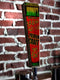 Oak Wood Beer Tap Handles - Flared Shape - Brew House - Red / Green