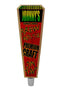 Oak Wood Beer Tap Handles - Flared Shape - Brew House - Red / Green - 8 inch