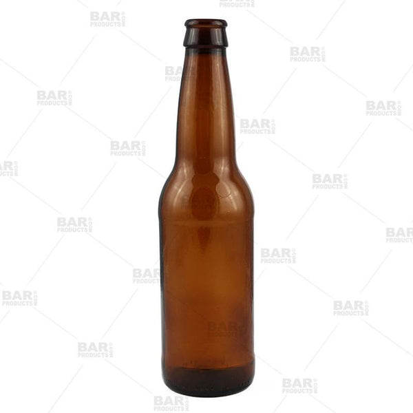 12 oz Brown Beer Bottles - Case of 24