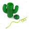 BarConic® Plastic Cactus Cup w/Lid and Straw - 20oz