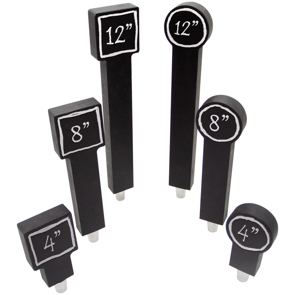 Chalkboard Wooden Tap Handles - 2 Styles in 3 Sizes – Bar Supplies