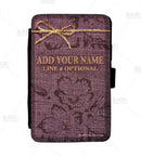 ADD YOUR NAME Guest Check Pad Holder - Burlap