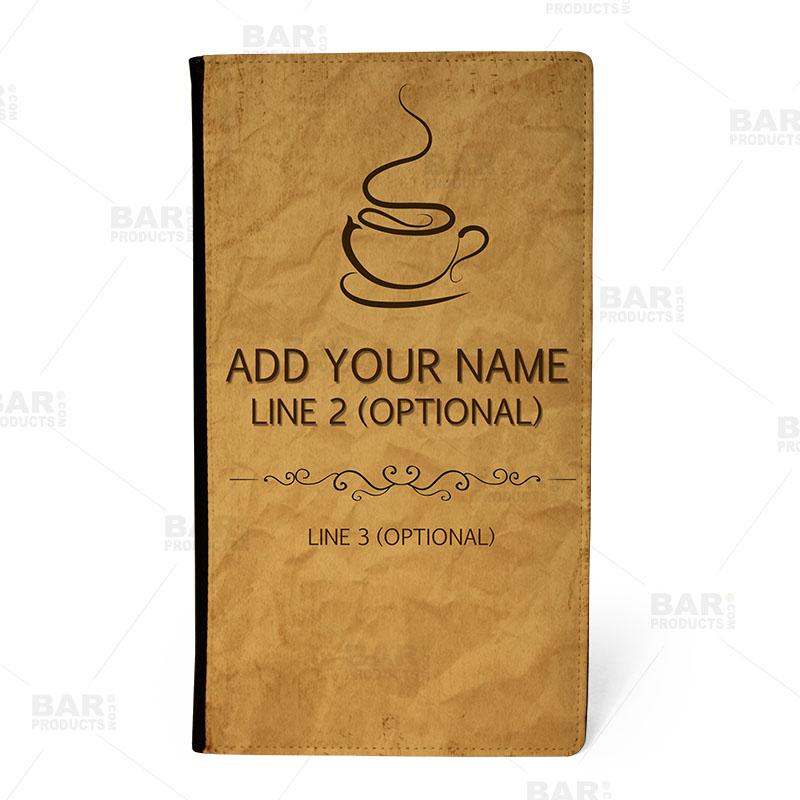 ADD YOUR NAME - Check Presenter - Coffee - FRONT