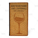 Customize - Check Presenter - Wine Cork Design - Front