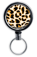 Retractable Reels for Bottle Openers – Orange Cheetah