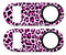 Kolorcoat™ Mini Bottle Opener - Pink  Cheetah