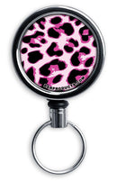 Retractable Reels for Bottle Openers – Pink Cheetah