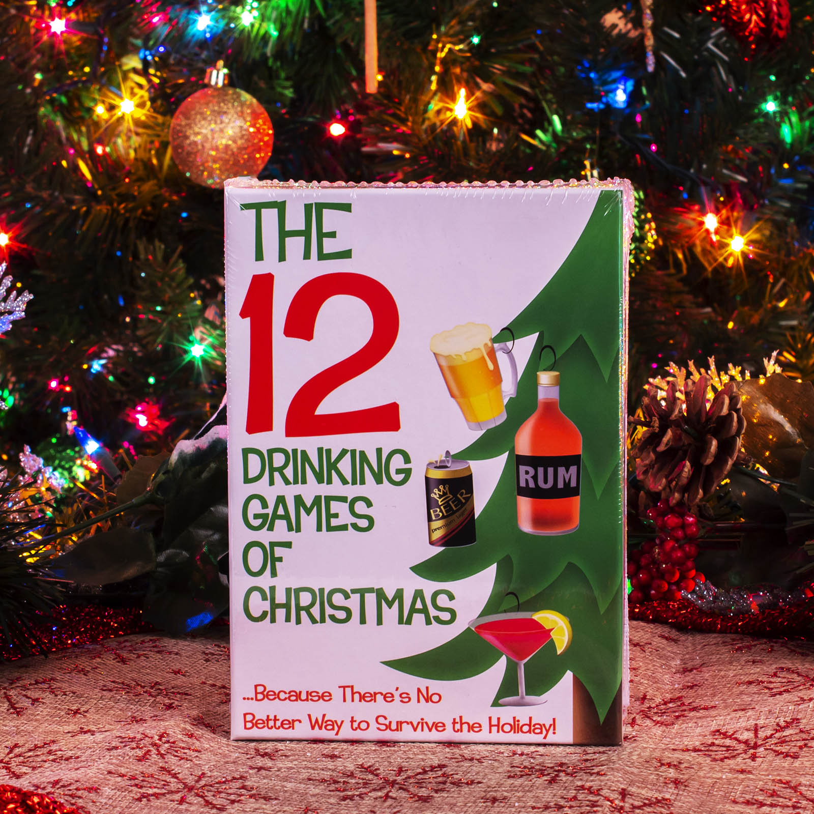 Drink If Game – Friendsmas Edition Mit 24 Karten, Rot-gold, Lustiges Trinkspiel Für Weihnachtsfeiern Mit Freunden Oder Kollegen