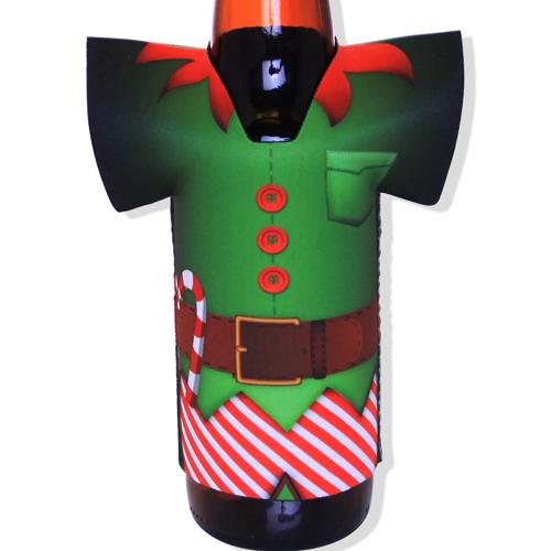 T-Shirt Style Bottle Cooler - Elf Version 2