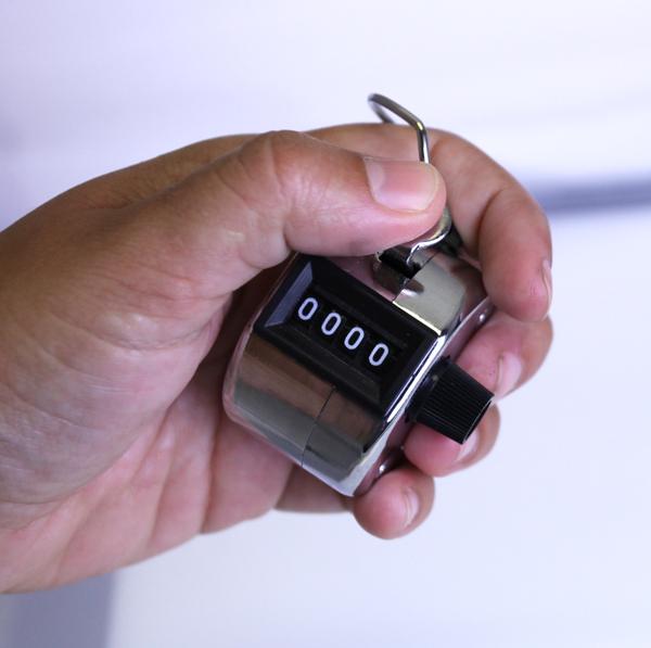 Chrome Hand Tally Counter