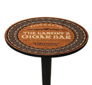 CUSTOMIZABLE Wooden Table Top - Cigar Bar Design - Two Sizes Available