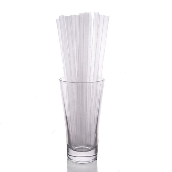 Clear Glass Straw Dispenser (Includes 60 Straws)