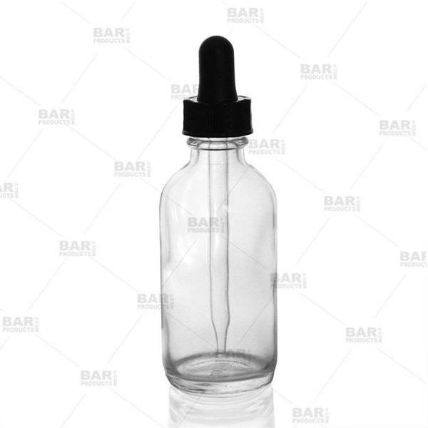 Glass Bitters Dropper Bottle - 2 oz - Clear