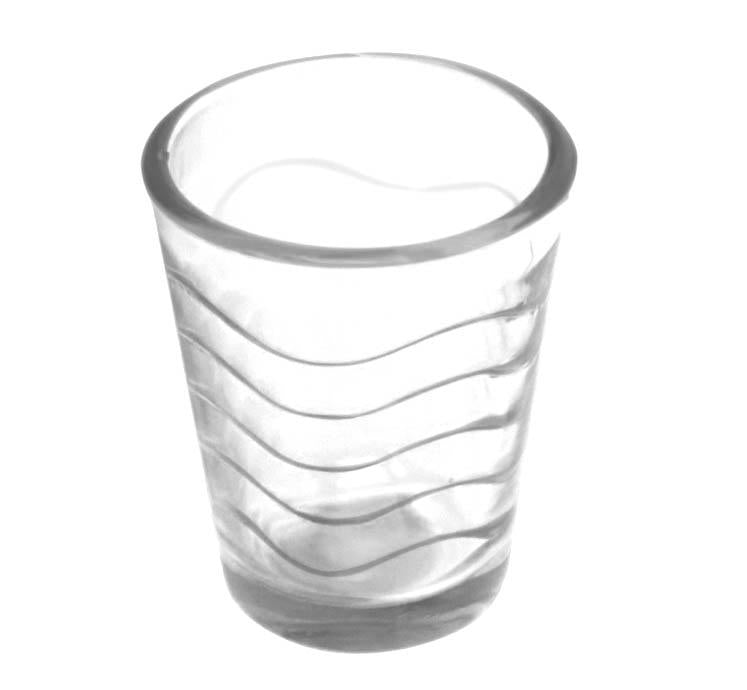 BarConic® 1.75oz Clear Wave Shot Glass