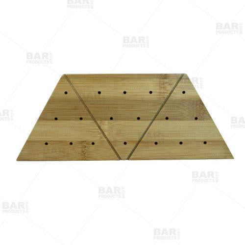BarConic® Bamboo Cocktail Pick Display - 18 holes