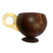 BarConic Real Coconut Cup with Handle - 14 ounces