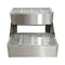 BarConic® Stainless Steel Double Decker Condiment Holder - 8 Pint