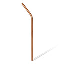 BarConic® Copper Plated Curved Cocktail Straw