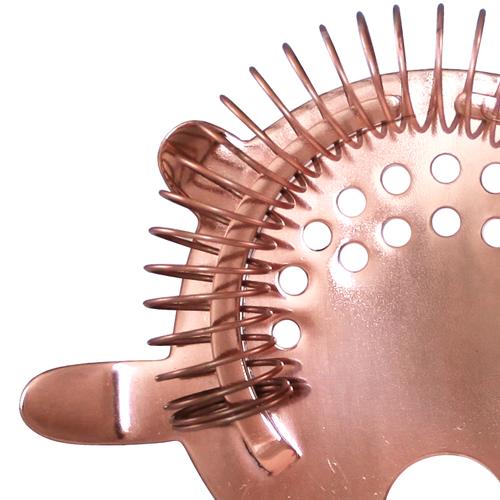 BarConic® Four Prong Strainer – Copper Plated - Close Up