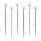 Copper Plated Cocktail Picks - Pack of 6 