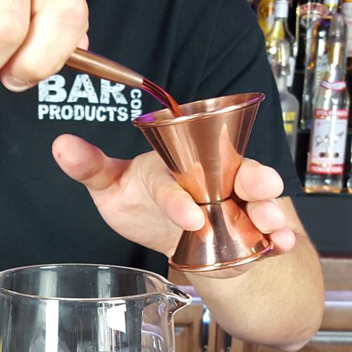 BarConic® Copper Plated 1x2 Double Sided Jigger
