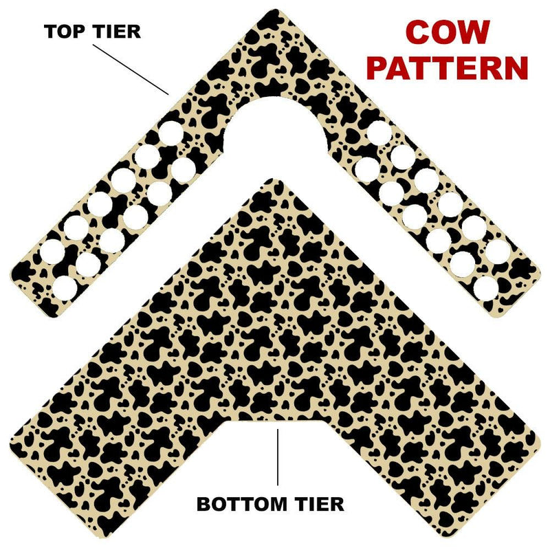 CHOOSE YOUR PATTERN - Counter Caddies™ - Corner Unit w/ K-Cup Holes and Trash Can Inset