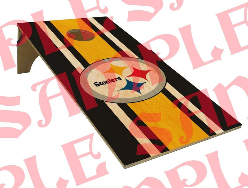 CUSTOMIZABLE Cornhole Game Boards - Sports Themed - Several Team Color Options - 22" x 44"
