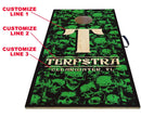 CUSTOMIZABLE Cornhole Game Boards - SKULLS - Color Options - 22" x 44"