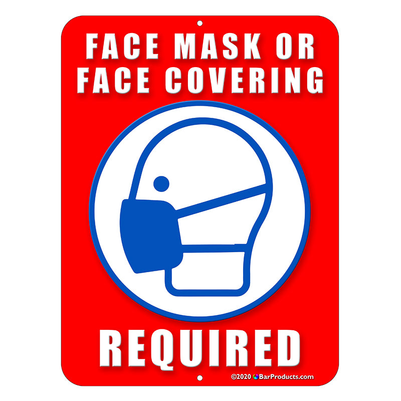 Kolorcoat™ Compliance Signs - Face Mask (Options) – Bar Supplies