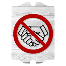 Kolorcoat™ Compliance Signs - No Hand Shaking