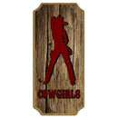Cowgirls Wood Plaque Sign