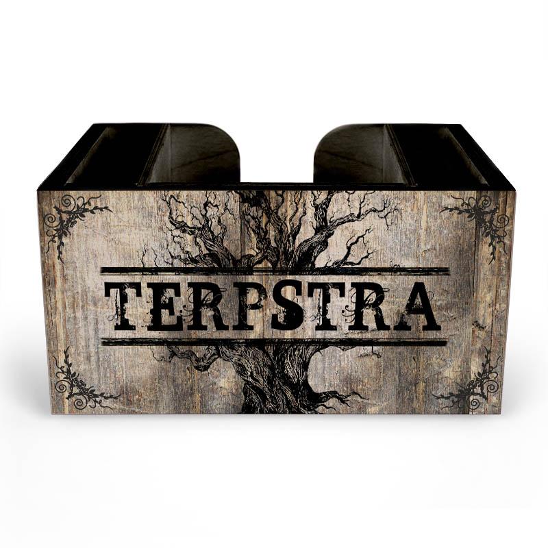 Custom Tree Bar Wooden Bar Caddy - Rustic Tree - Customizable – Bar Supplies