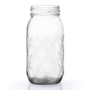 BarConic® Diamond Cut Pattern Mason Jar - 24 - ounce