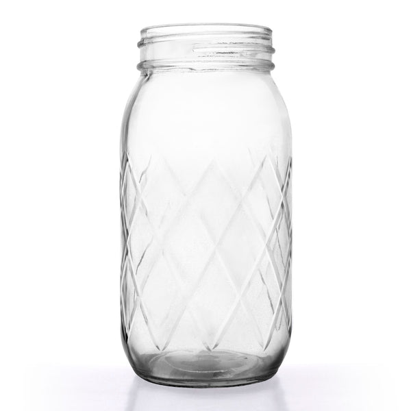 BarConic 2 oz Mini Mason Jar Shot Glass Mini Mason Lids - 12 Pack