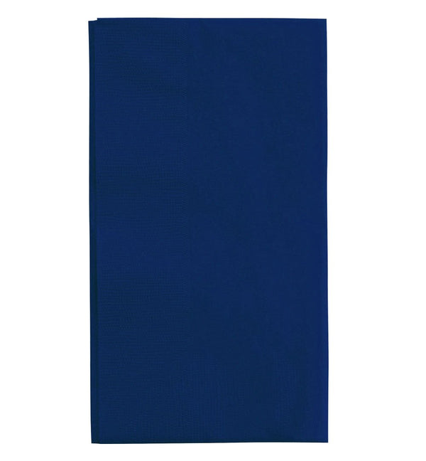 BarConic® 15” x 17” 2-PLY Colored Paper Dinner Napkins – DARK BLUE