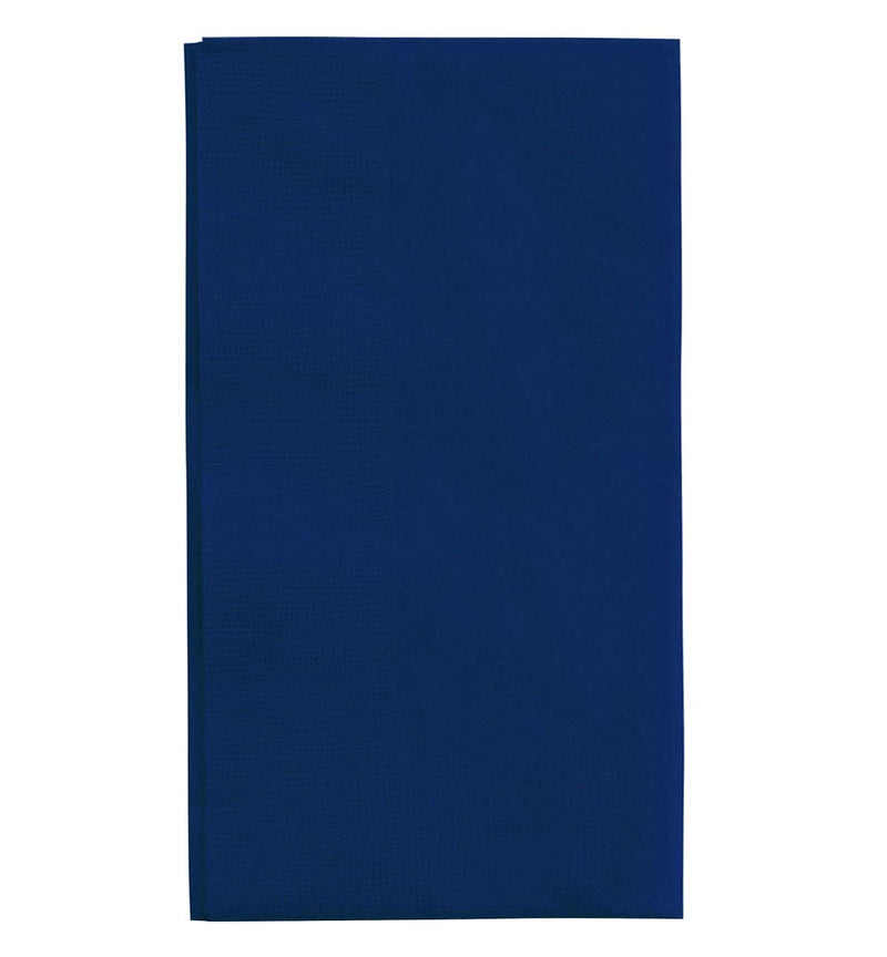 BarConic® 15” x 17” 2-PLY Colored Paper Dinner Napkins – DARK BLUE