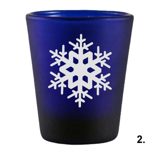 1.5oz Snowflakes Shots Glass Set – Bar Supplies