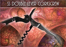 Satin Stainless Steel Double Lever Corkscrew