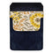 Leather Bottle Opener Pocket Protector w/ Designer Flap - Sunflower Floral